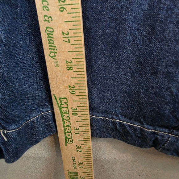 Free People We The Free Old West Ultra Wide Leg Jeans Ritual Blue Indigo 28 NWT - Picture 4 of 11